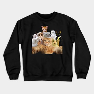 Cat Selfie Cat Crewneck Sweatshirt